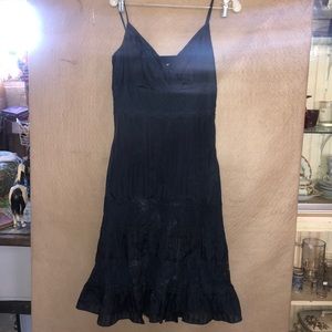 Ann Taylor blue navy lace dress size 6